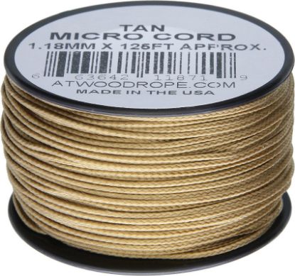 Micro Cord 125ft Tan