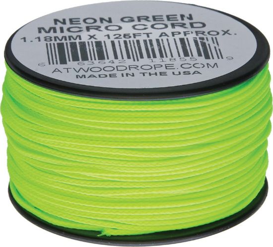 Micro Cord 125ft Neon Green