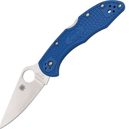 Spyderco Delica Flat Ground - Blue