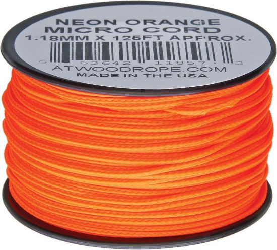 Bilde av Micro Cord 125ft Neon Orange